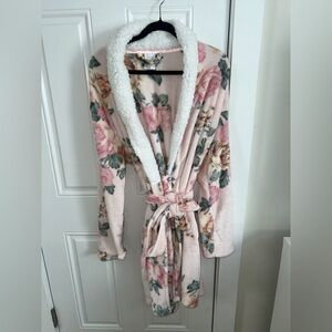 Floral Pink Women's Robe